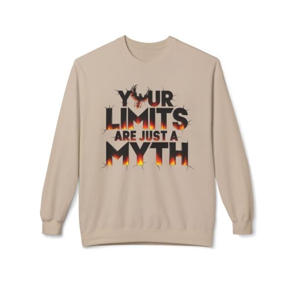 Motivational Fleece Sweatshirt - Your Limits Are Just A Myth