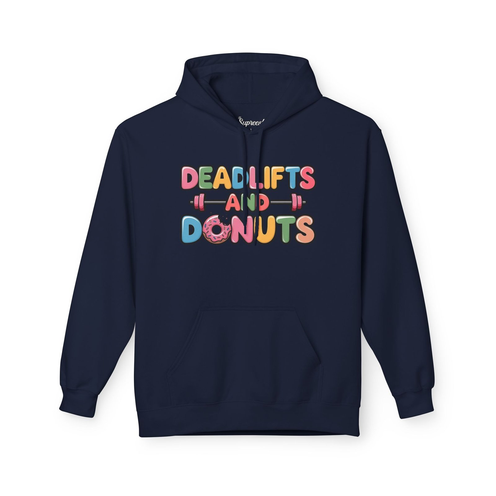 Funny Workout Hoodie - Deadlifts And Donuts