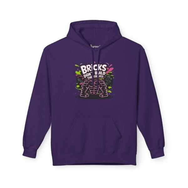 Graphic Gym Hoodie – Bricks Don’t Build Themselves