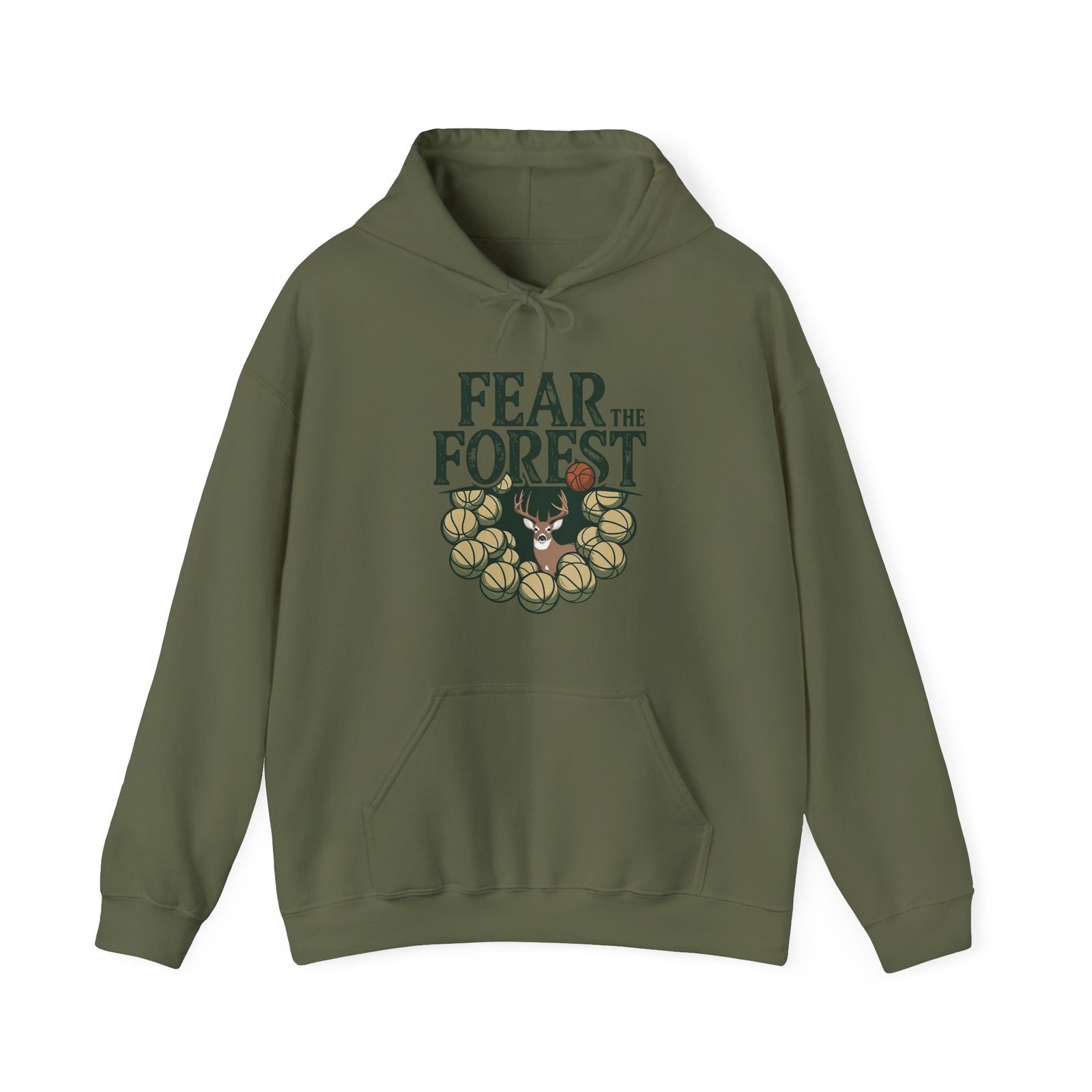 Milwaukee Bucks Hoodie - Fear The Forest