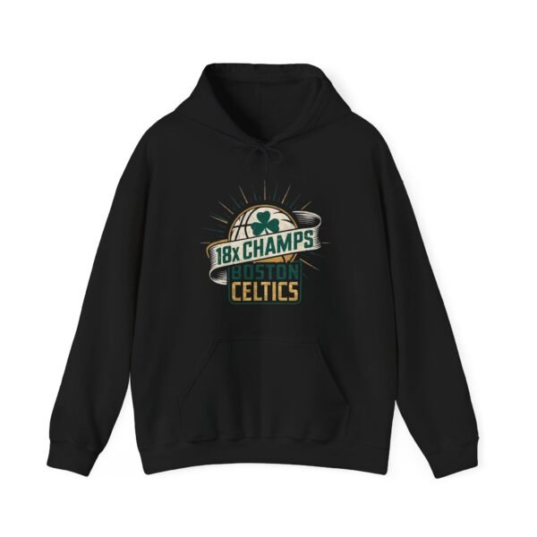 Black Boston Celtics 18x Championship Hoodie