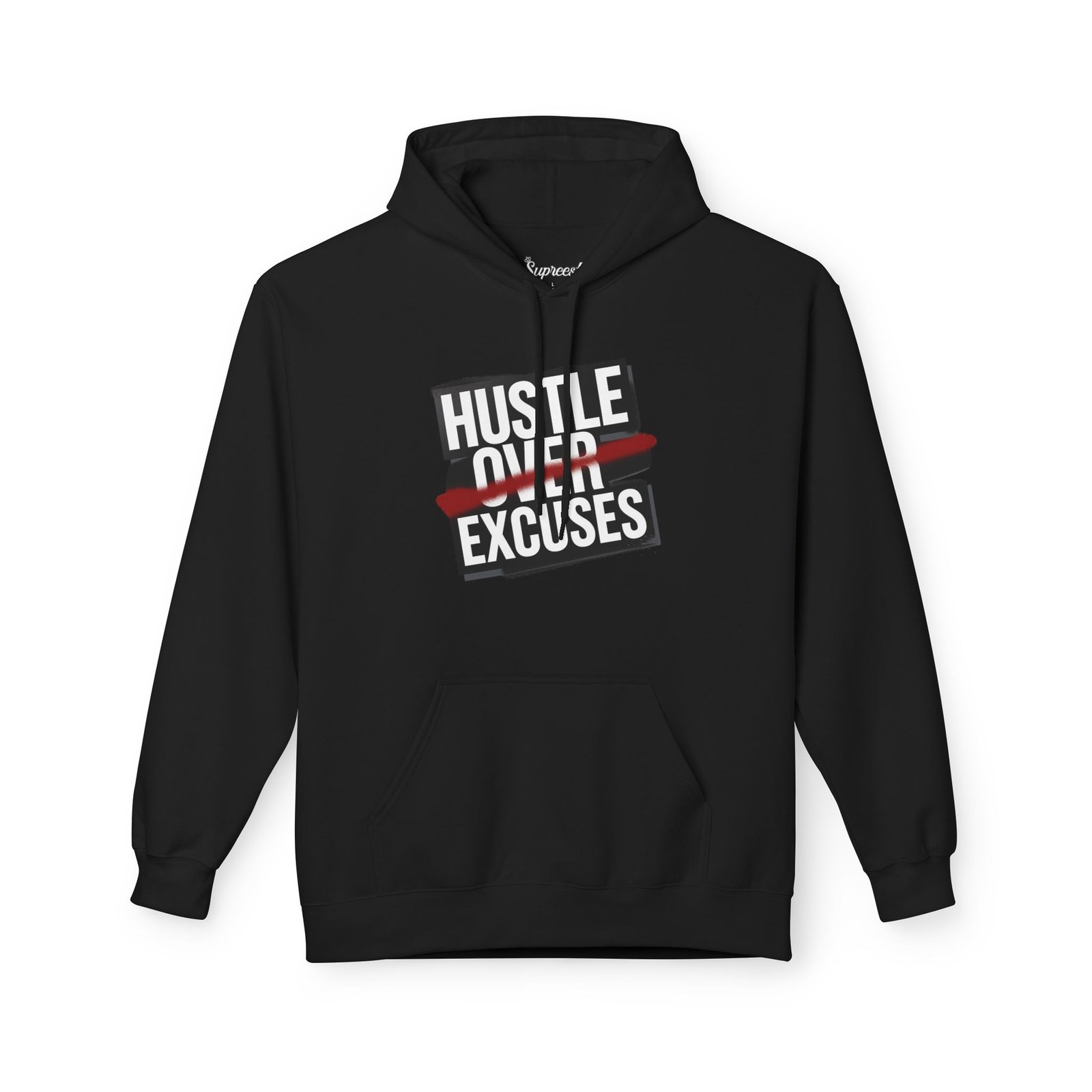 Motivation Hoodie - Hustle Over Excuses