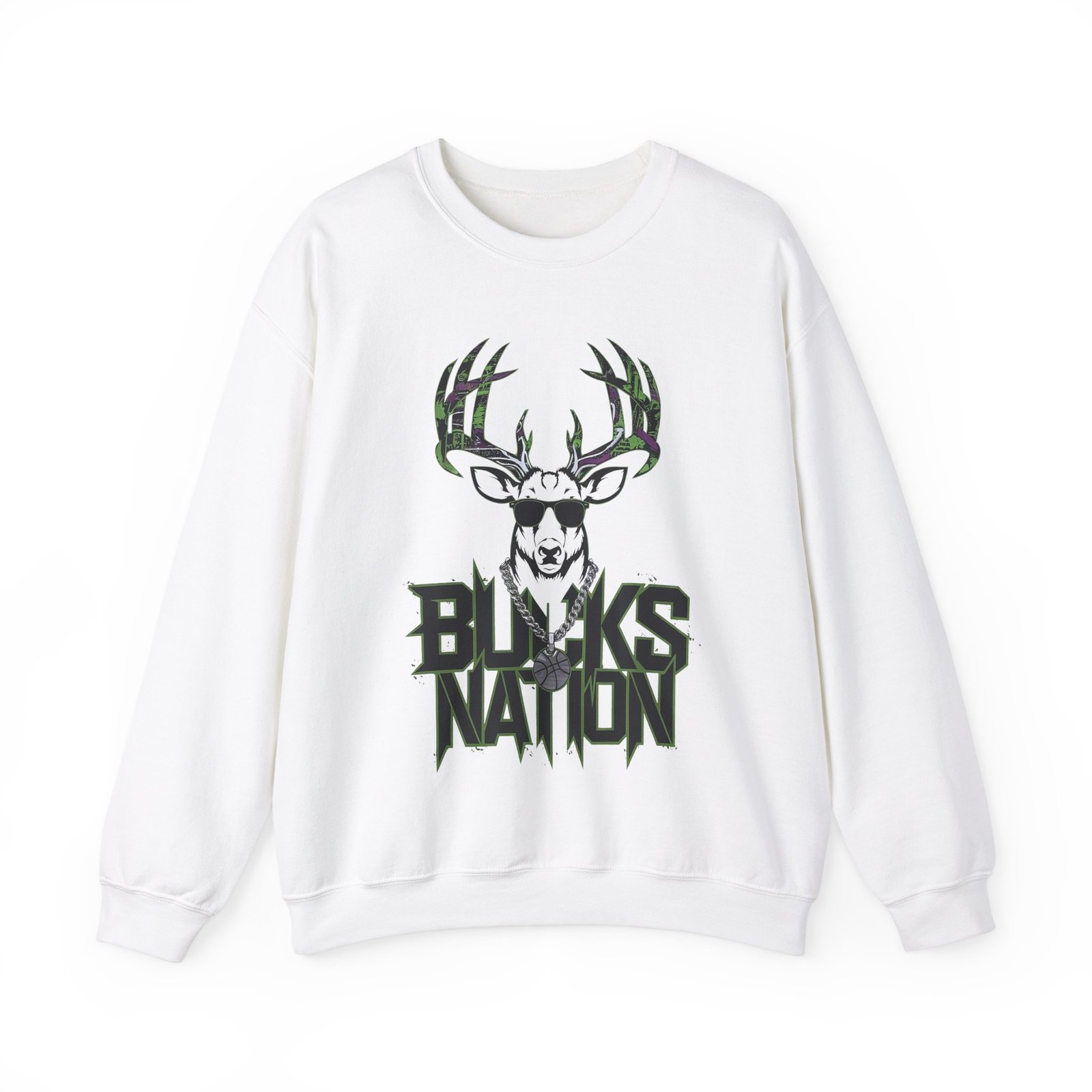 Milwaukee Bucks Crewneck Sweatshirt - Bucks Nation