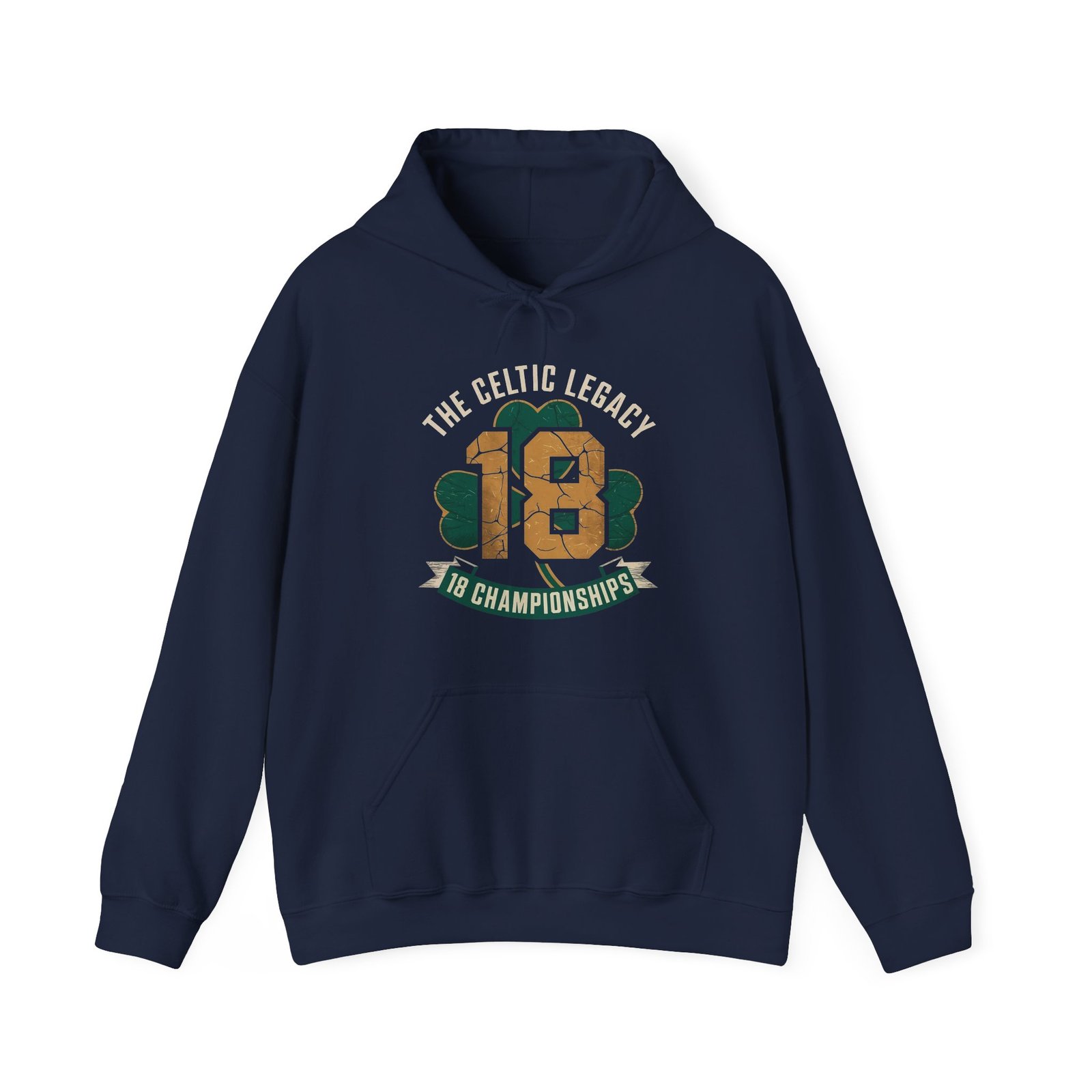 Boston Celtics 18x Championship Vintage Hoodie