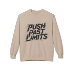 Inspiration Sweatshirt - Push Past Limits - Softstyle Fleece Crewneck