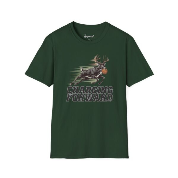 Milwaukee Bucks Graphic Tee - Charging Forward Basketball T-Shirt