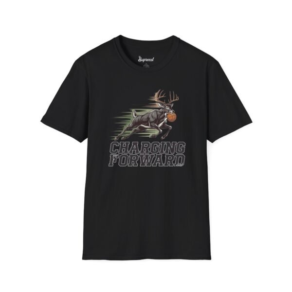 Milwaukee Bucks Graphic Tee - Charging Forward Basketball T-Shirt