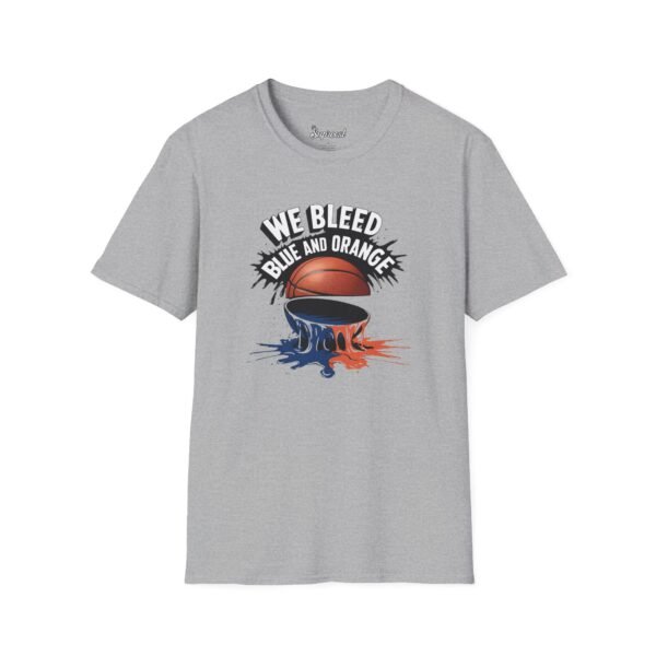 New York Knicks T Shirt - We Bleed Blue and Orange
