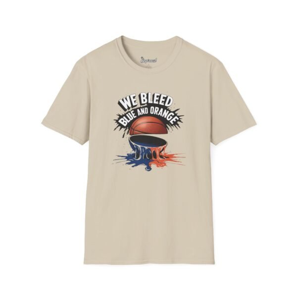 New York Knicks T Shirt - We Bleed Blue and Orange