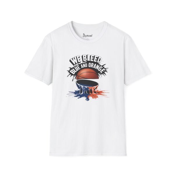 New York Knicks T Shirt - We Bleed Blue and Orange