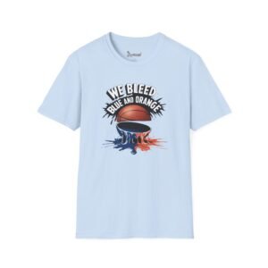 New York Knicks T Shirt - We Bleed Blue and Orange