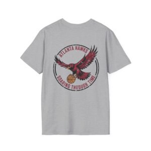 Atlanta Hawks T Shirt - Soaring Through Time