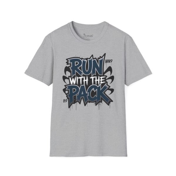 Minnesota Timberwolves T Shirt - Run with the Pack - Graffiti Design
