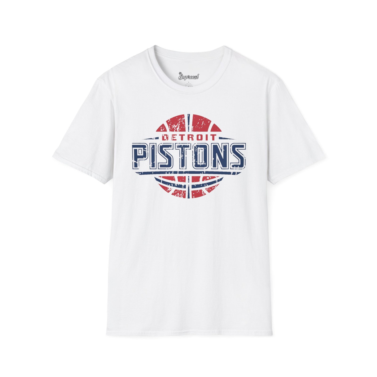 Detroit Pistons T Shirt Vintage