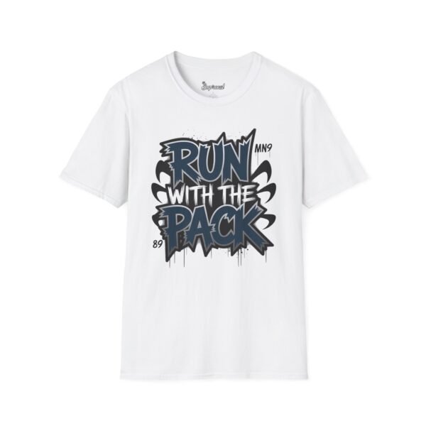Minnesota Timberwolves T Shirt - Run with the Pack - Graffiti Design