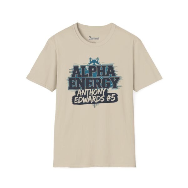 Timberwolves Merch - Alpha Energy Anthony Edwards #5 Graphic Tee