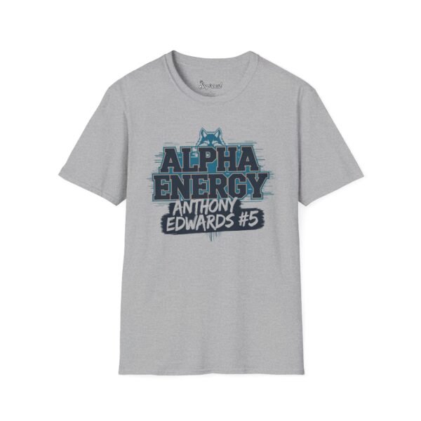 Timberwolves Merch - Alpha Energy Anthony Edwards #5 Graphic Tee