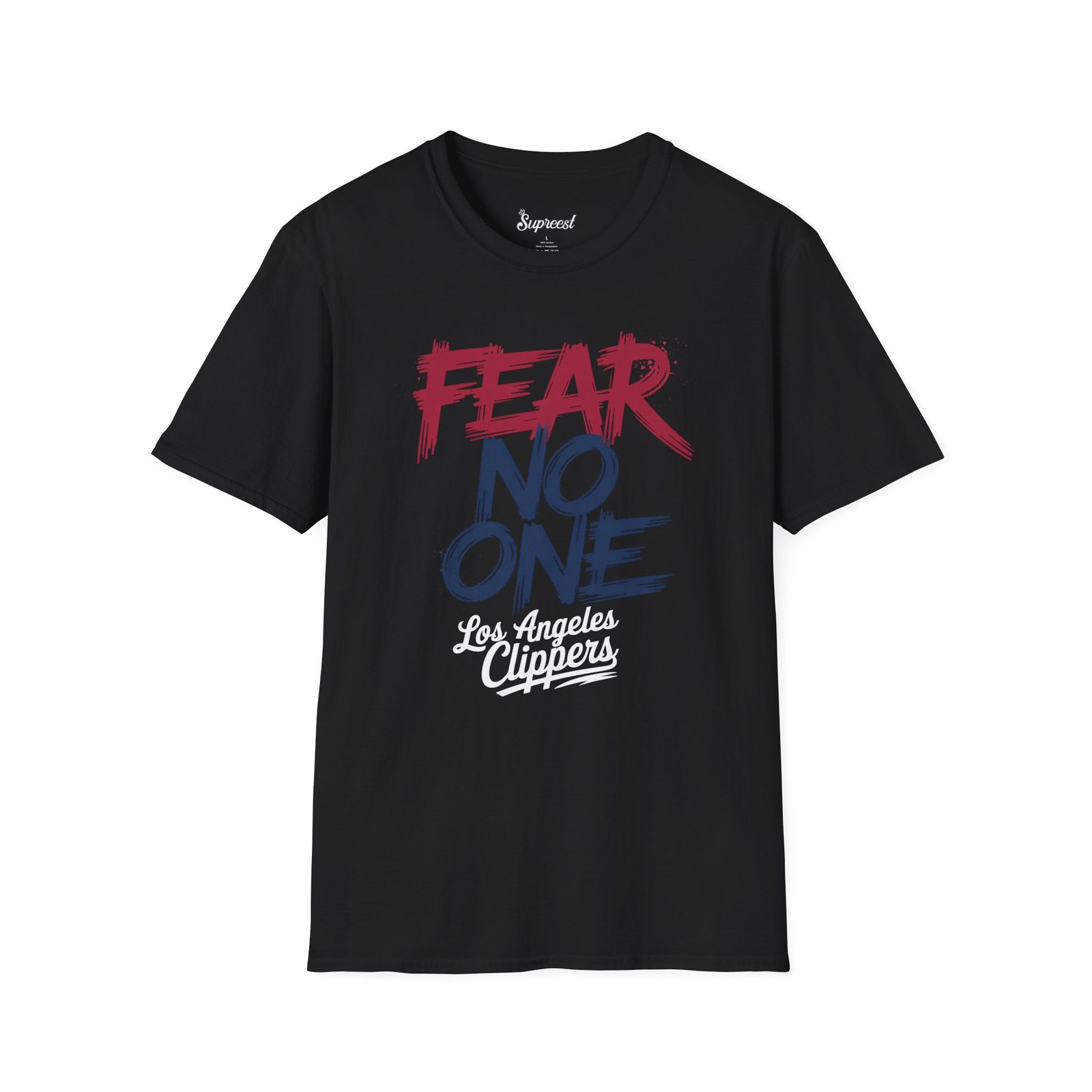 Clippers Tee Shirt - Fear No One Los Angeles Clippers