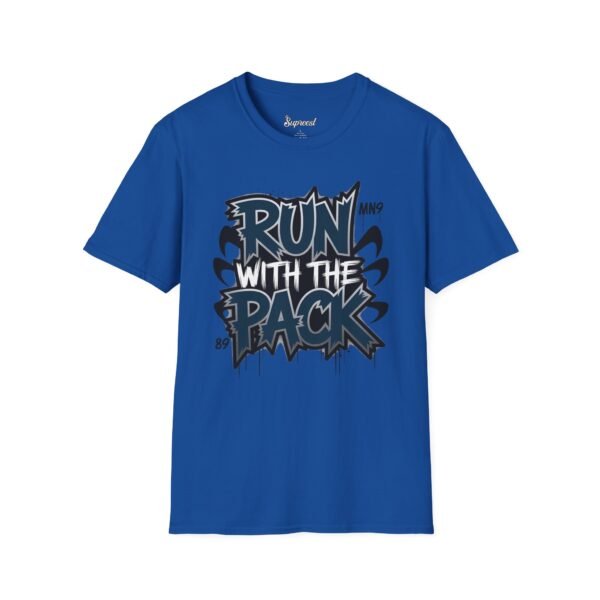 Minnesota Timberwolves T Shirt - Run with the Pack - Graffiti Design