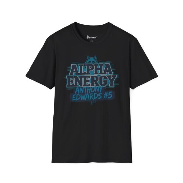 Timberwolves Merch - Alpha Energy Anthony Edwards #5 Graphic Tee