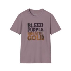 LA Lakers T Shirt - Bleed Purple, Breathe Gold