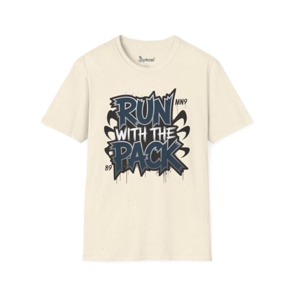 Minnesota Timberwolves T Shirt - Run with the Pack - Graffiti Design