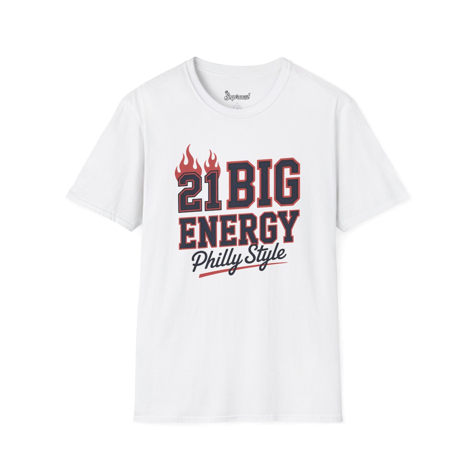 Philadelphia 76ers T Shirt - 21 Big Energy Philly