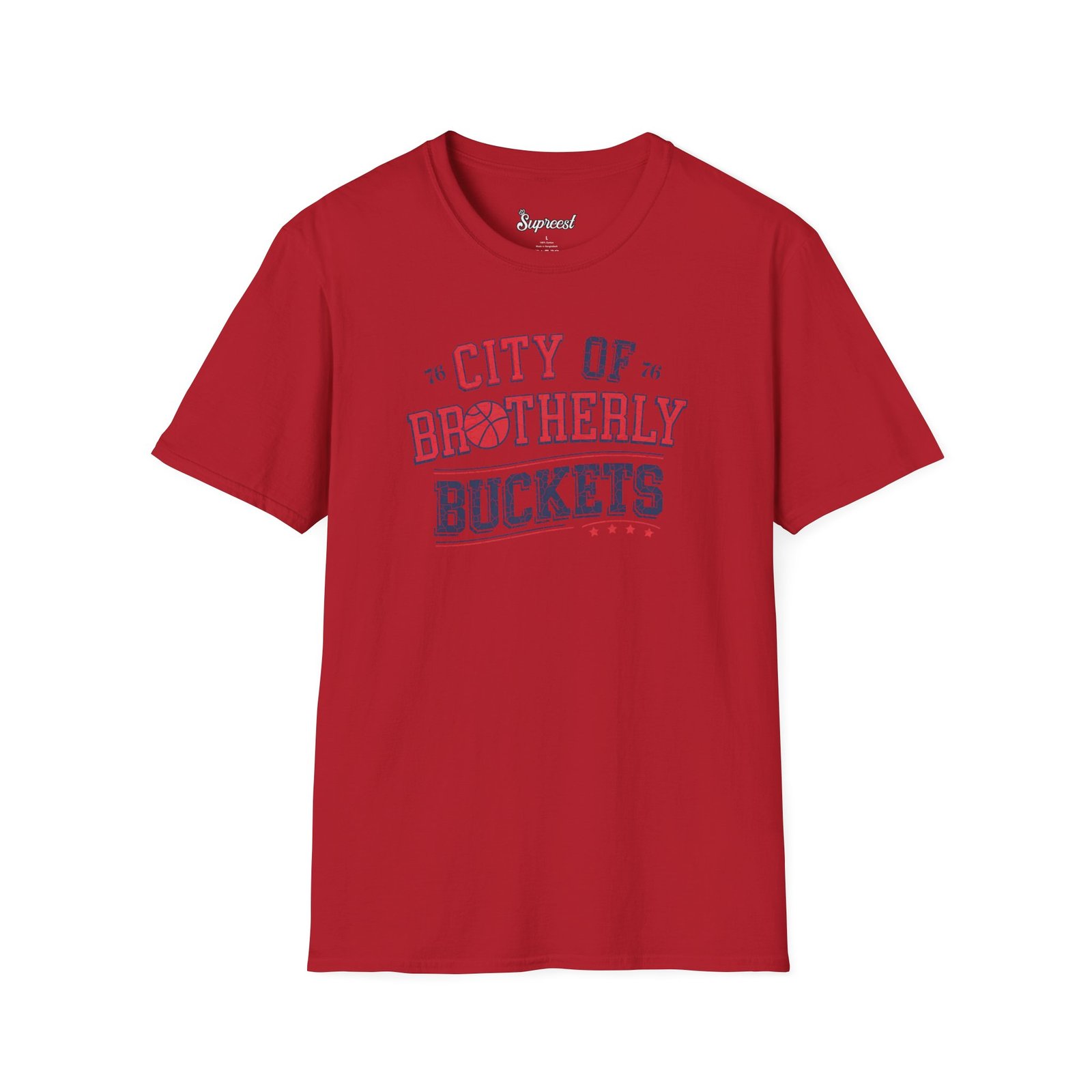 Philadelphia Sixers T Shirt - City of Brotherly Buckets