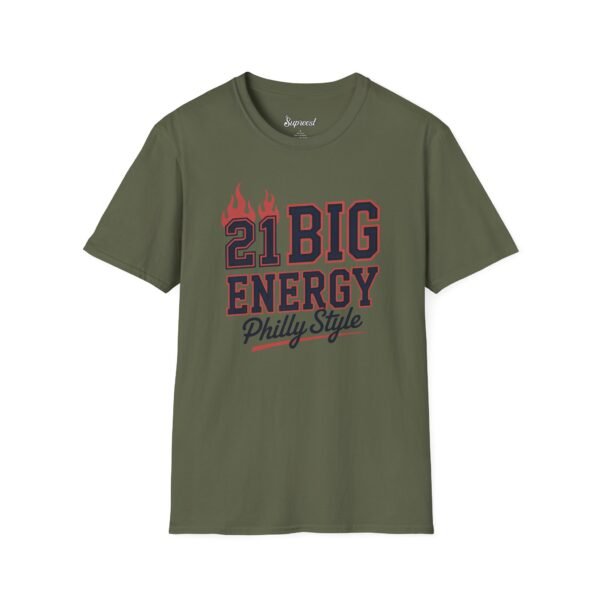 Philadelphia 76ers T Shirt - 21 Big Energy Philly