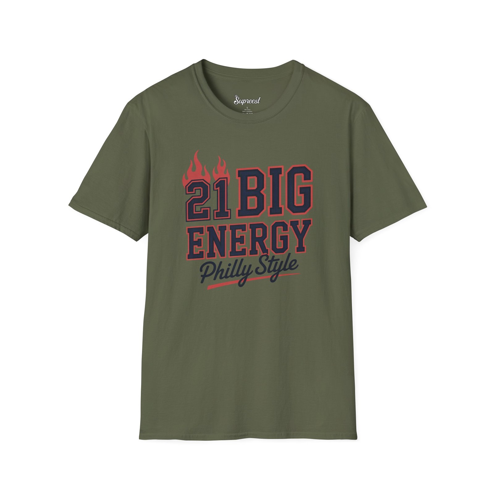 Philadelphia 76ers T Shirt - 21 Big Energy Philly