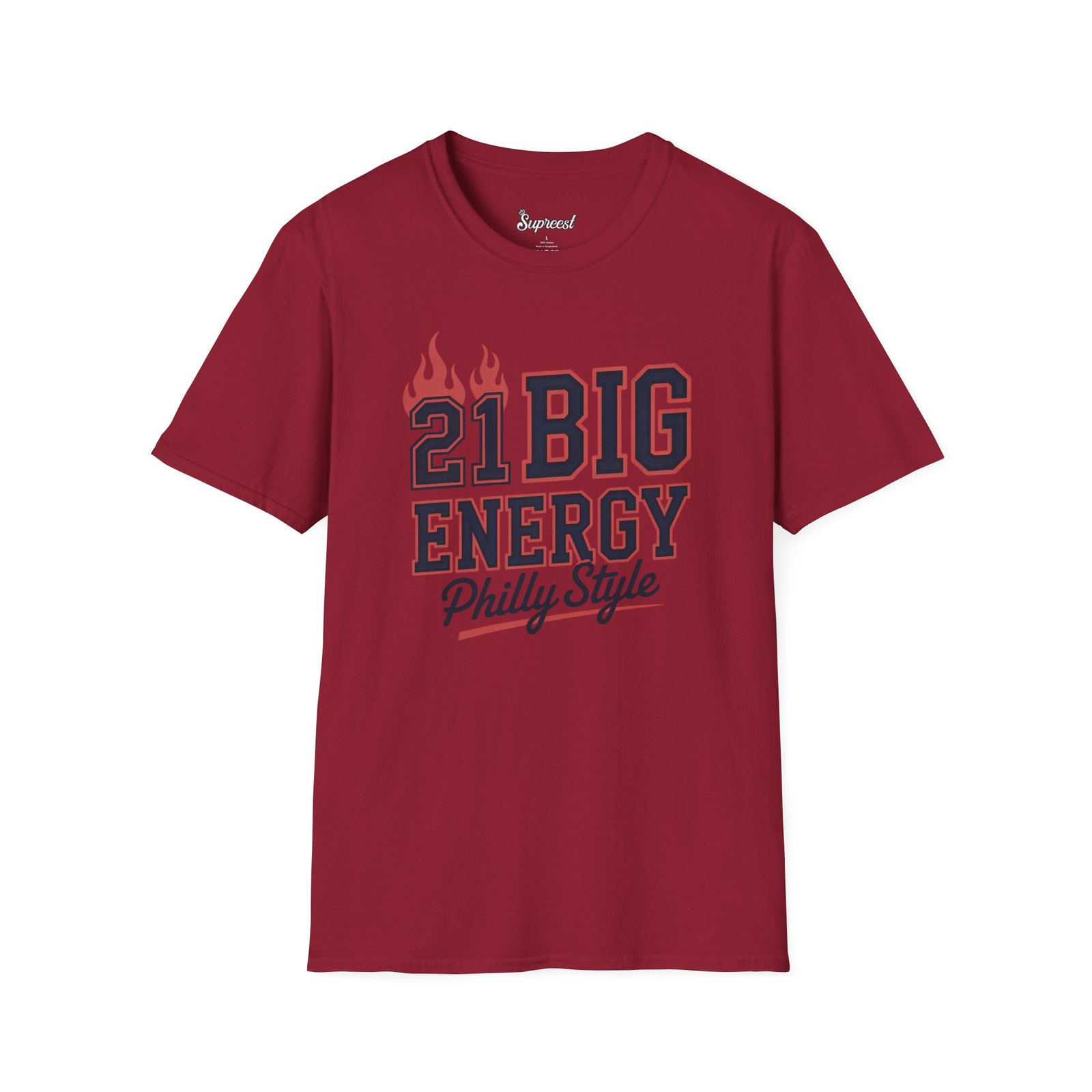 Philadelphia 76ers T Shirt - 21 Big Energy Philly