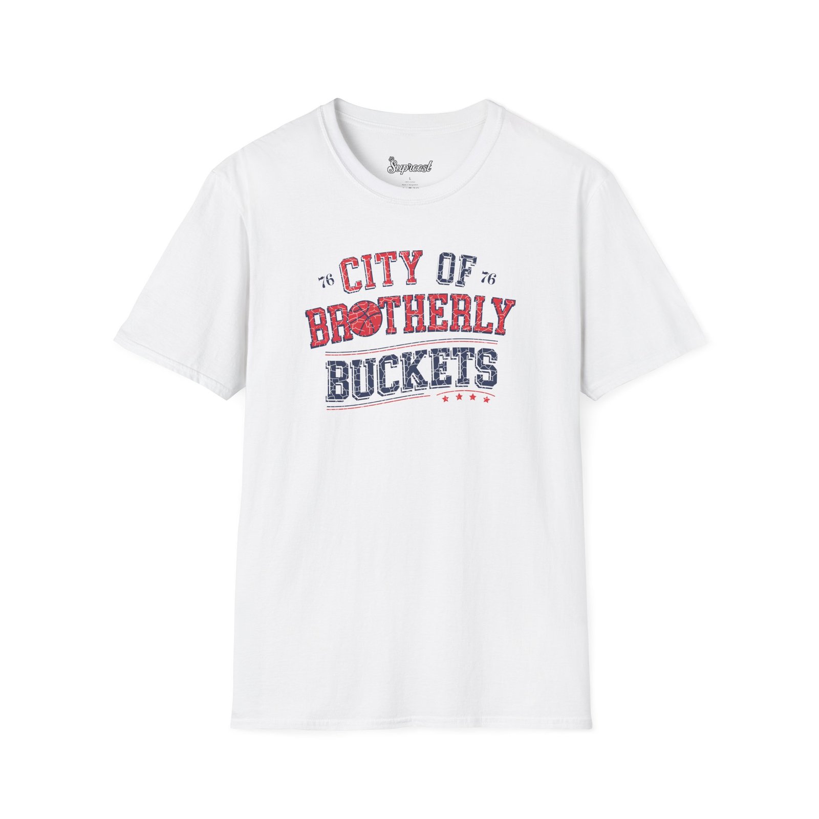 Philadelphia Sixers T Shirt - City of Brotherly Buckets