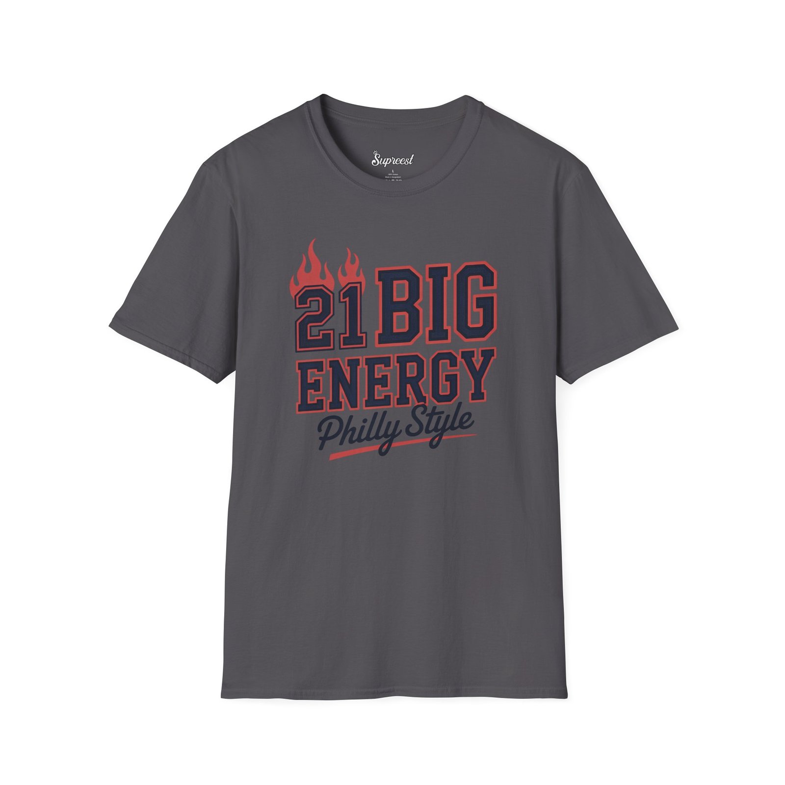 Philadelphia 76ers T Shirt - 21 Big Energy Philly