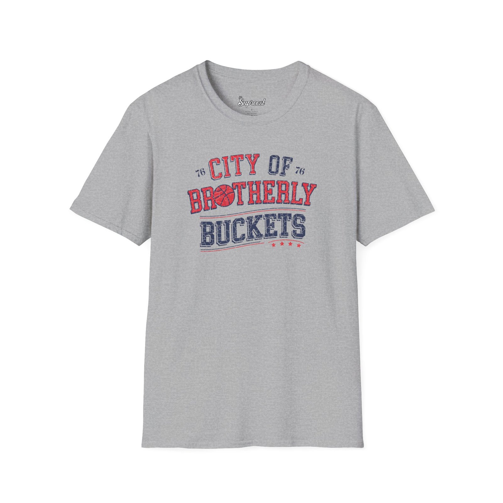 Philadelphia Sixers T Shirt - City of Brotherly Buckets
