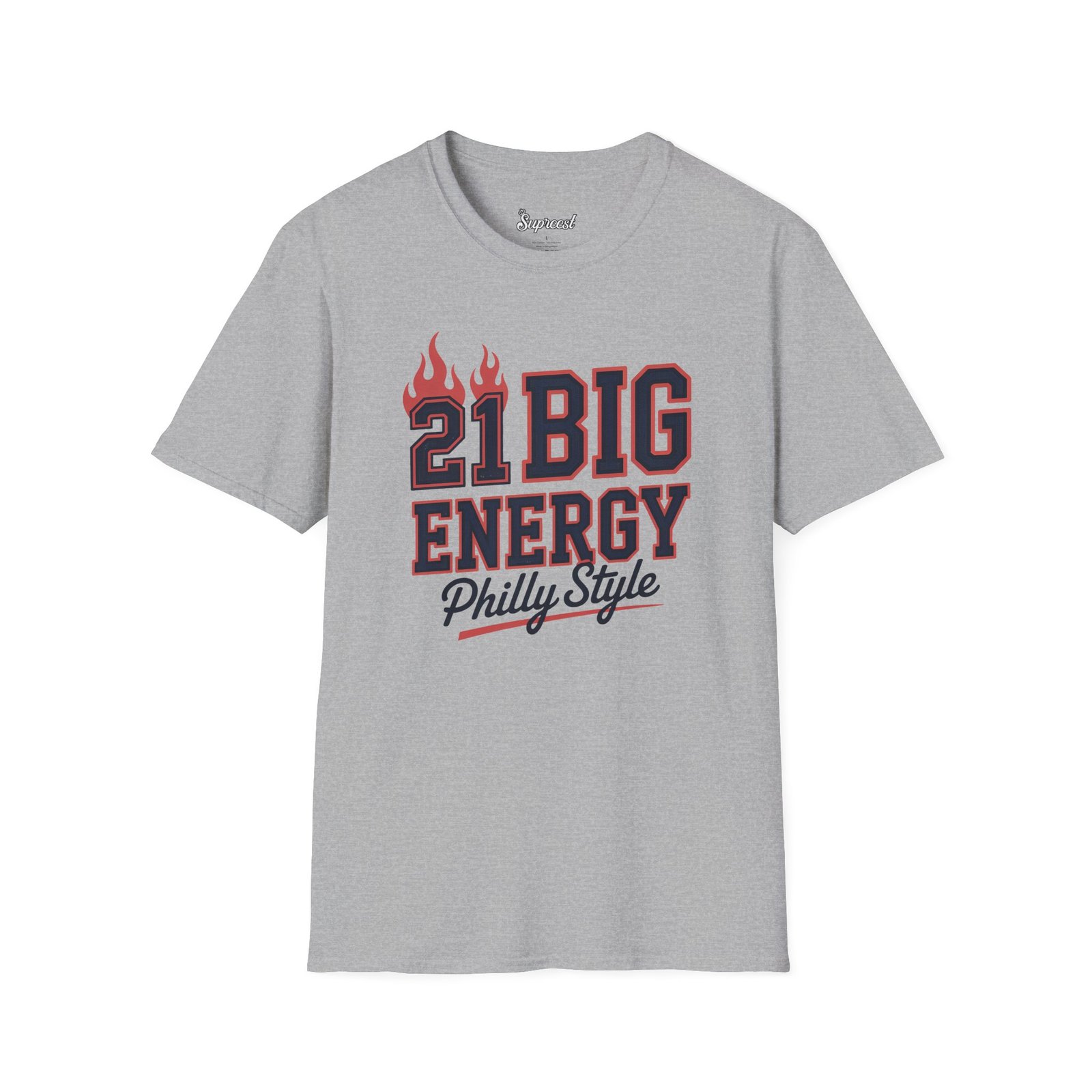 Philadelphia 76ers T Shirt - 21 Big Energy Philly