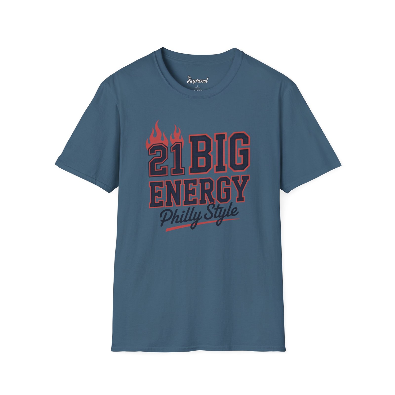 Philadelphia 76ers T Shirt - 21 Big Energy Philly